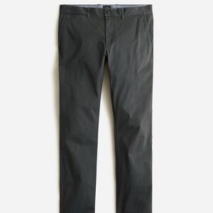 J.Crew Skinny Stretch Chino in Onyx Gray 33x32